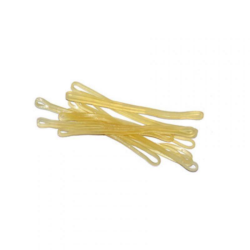 得力3211乳胶圈(微黄)(30g/包)办公用品 橡皮筋 财务牛皮筋 橡胶圈 橡皮筋 饰收纳(4个/组)