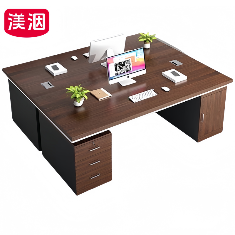 渼洇 办公桌 140*120*77cm 张高清大图
