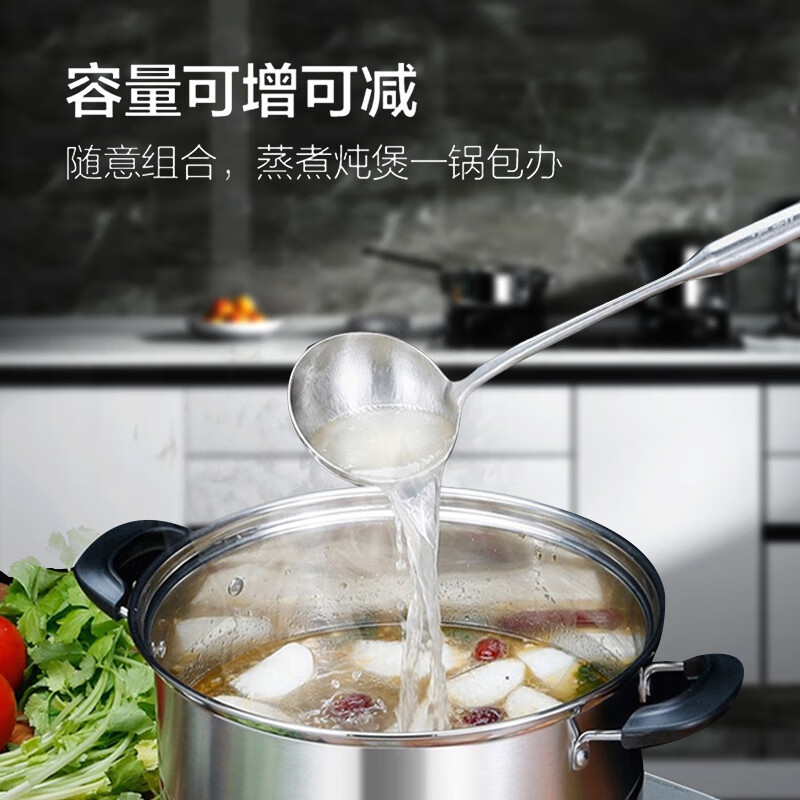 栢士德维克三层蒸锅 BST-151高清大图