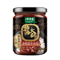 太太乐 酱大师杏鲍菇牛肉酱 200g 下饭菜辣椒酱 雀巢出品