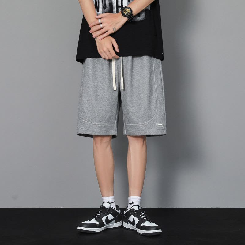 真维斯休闲短裤男士2022夏季新款直筒宽松韩版潮流百搭五分裤子图片