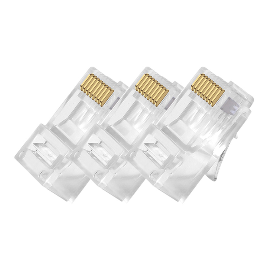 ZXZE 超五类网线水晶头8P8C RJ45 用于电脑 电视 电话 交换机 路由器等高清大图