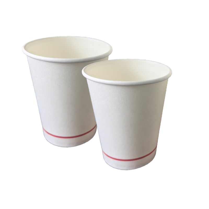 堡霓伐 纸杯 食品级PE淋膜纸 9盎司 10个/包 包高清大图