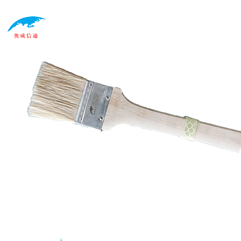 奥威信通 长柄直柄毛刷 油漆刷 猪毛刷 鬃毛刷 加厚毛刷 (900mm长3寸)把
