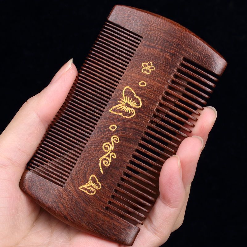 篦子梳虱子梳木头超密老式竹子头屑儿童老年人刮头皮加密蓖子头虱钢