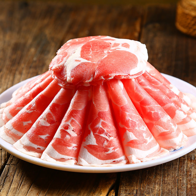 赛卡伊 清真新鲜肥牛肉卷 正宗黄牛肉微调烧烤火锅多菜店肉食 肥牛卷3