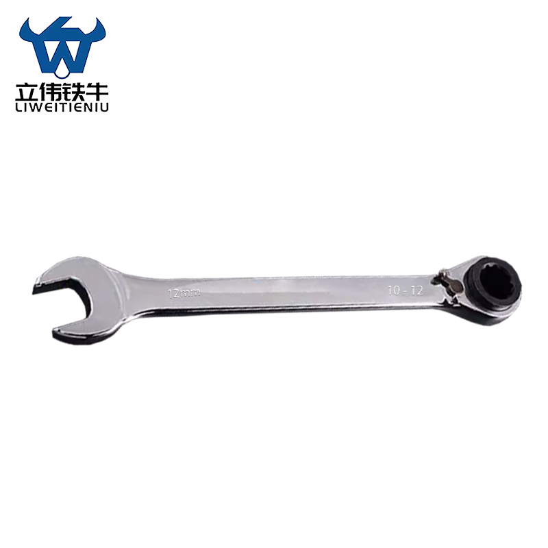立伟铁牛三用双向棘轮开口扳手10-12-12mm/把高清大图