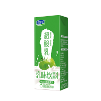 君乐宝（JUNLEBAO）超酸乳原味乳味饮料 250ml*8盒 箱装（水果风味奶）苹果口味