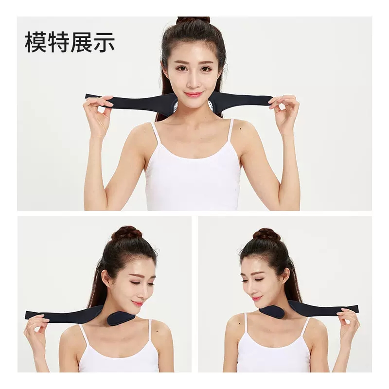 爱护佳护颈颈部固定带保护颈椎保暖家用男女儿童保护脖子秋冬护具高清大图