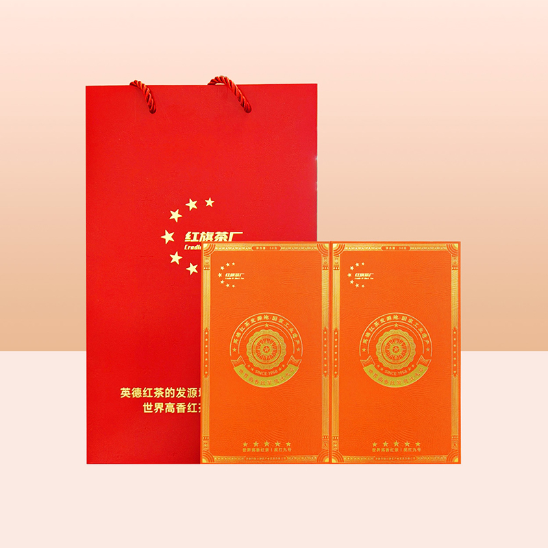 6T 红旗茶厂 鸿作系列 春茶款 礼盒装 30克*2盒+茶杯（单位：套）高清大图