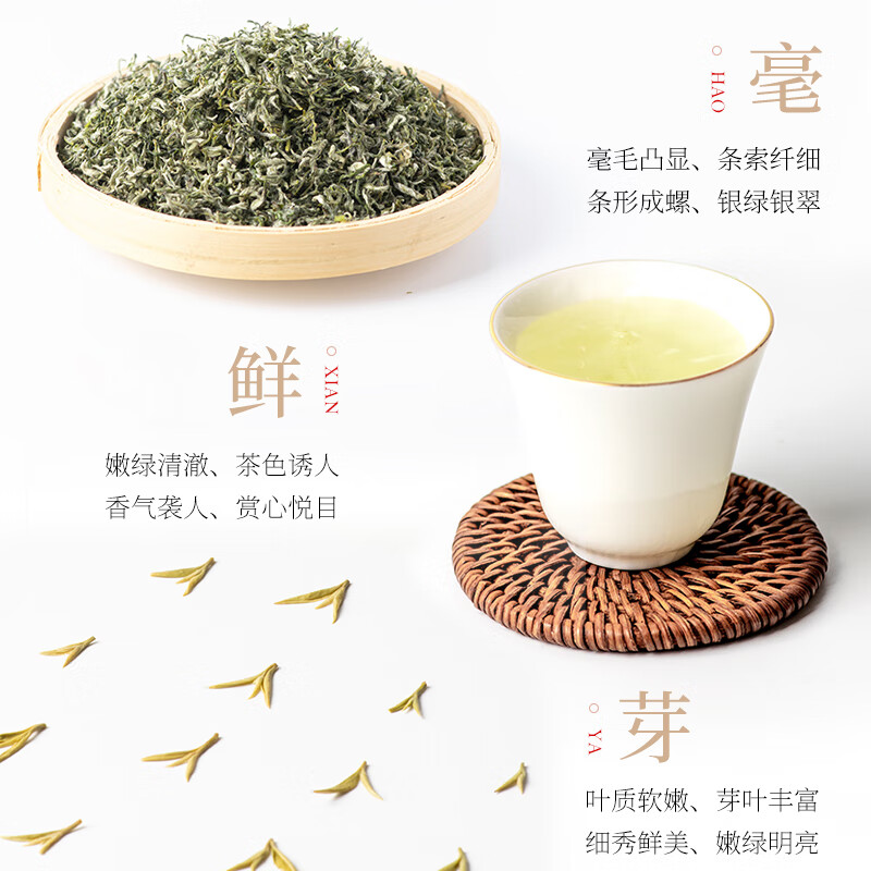 碧螺2025年春茶绿茶苏州东山茶厂碧螺春特级一等50g明前新茶头采罐装高清大图