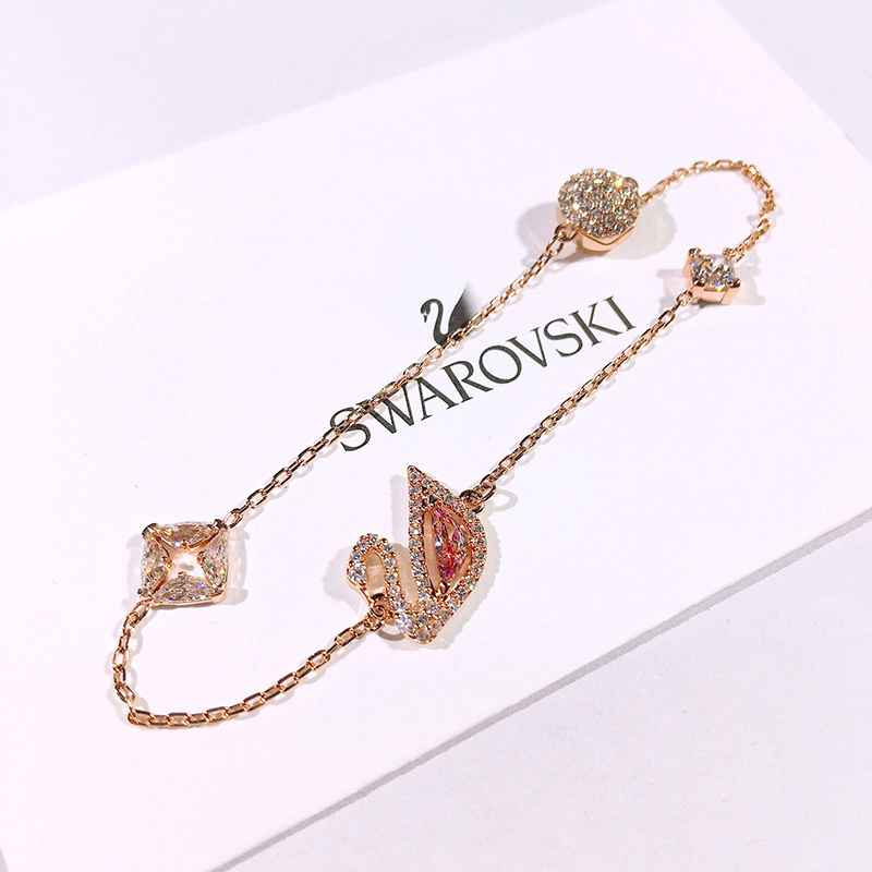 Swarovski 施华洛世奇 女士浪漫天鹅球形搭配手链 S号 5485876