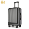 麒霁拉杆箱行李箱旅行箱工具箱 灰色22英寸拉链款908B