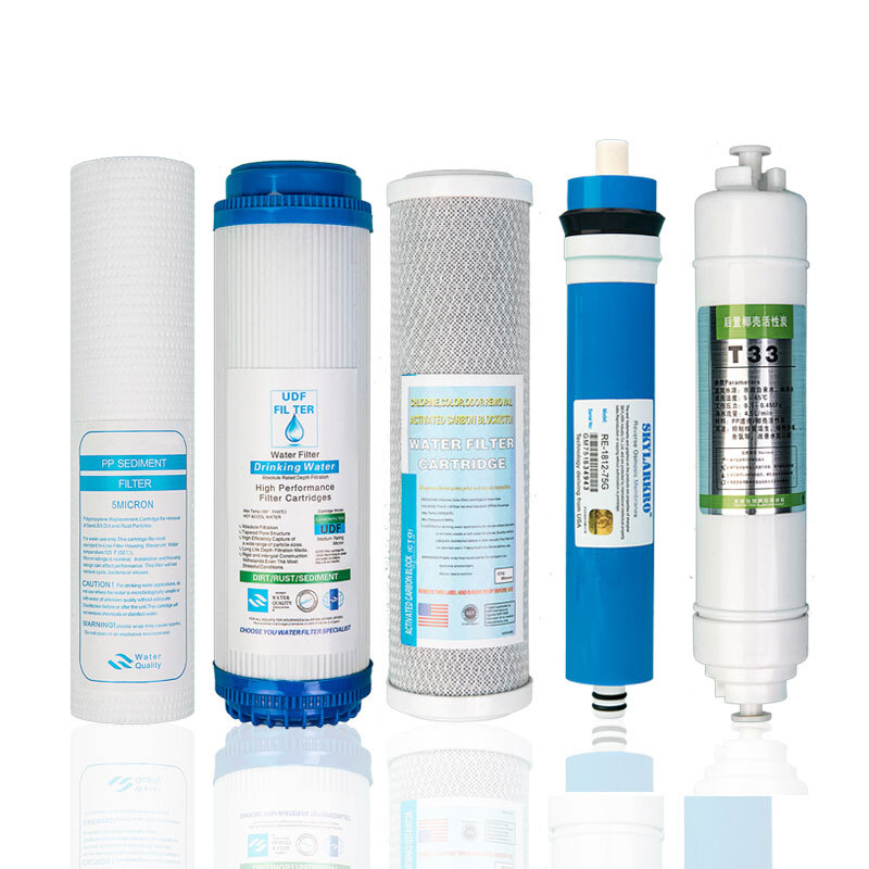 BTSM 净水器滤芯 纯水机通用全套五级直饮净水机过滤器10寸家用PP棉
