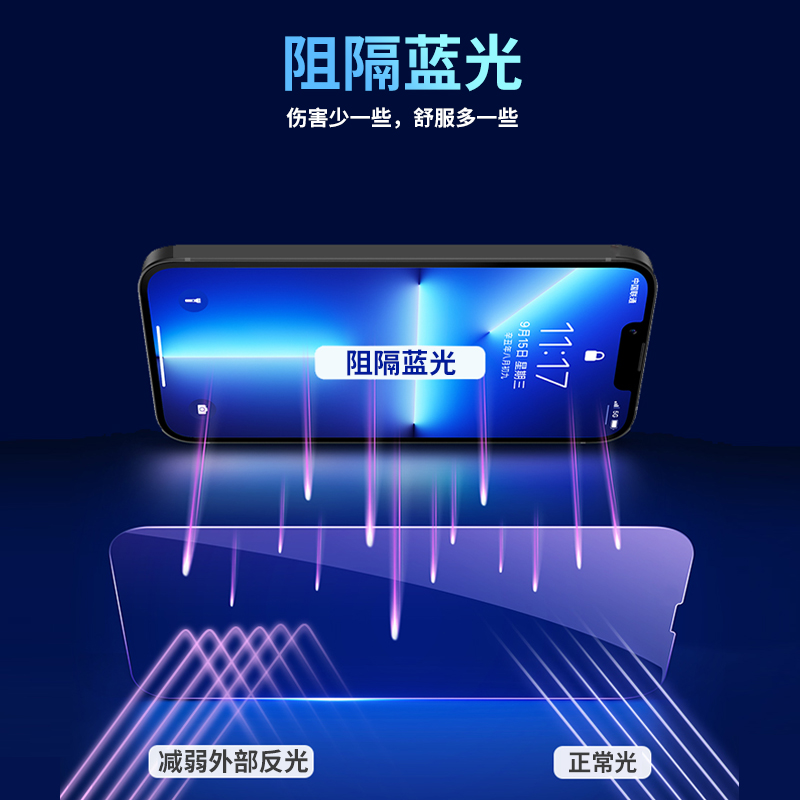 轻万适用华为mate 30钢化膜全屏抗蓝光防摔贴膜huawei手机保护膜MATE30全玻璃高清大图