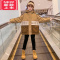 可莉允女童加绒棉服冬装2022新款洋气外套秋冬款儿童装小女孩网红派克服