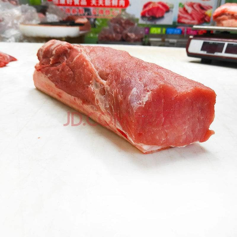 家乐福散装带皮外脊猪肉很不错-苏宁易购