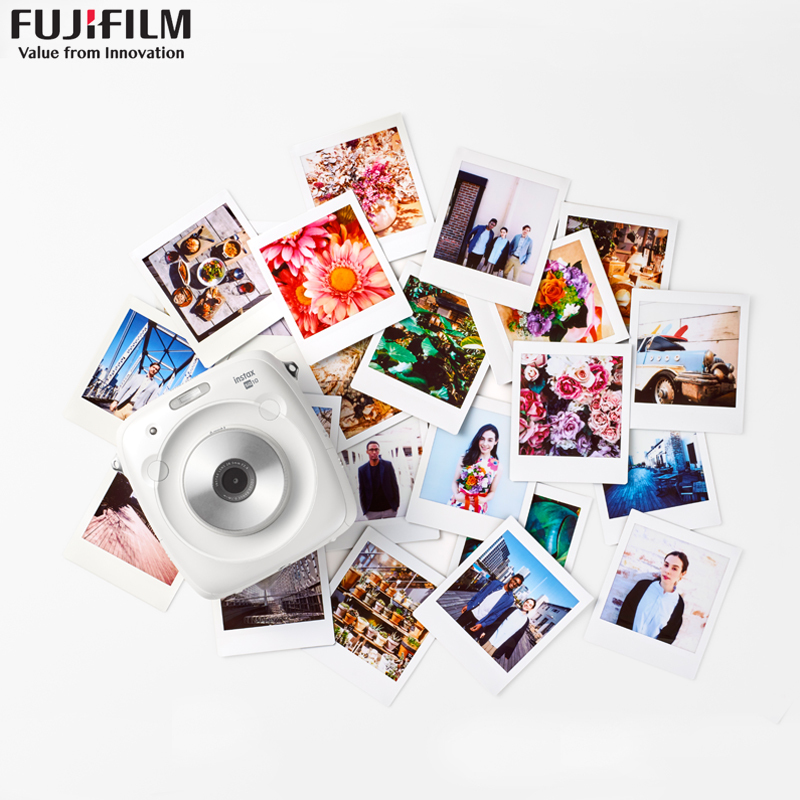 富士(FUJIFILM)INSTAX拍立得 相机 数码一次成像胶片相机SQUARE SQ10豪华 优雅白 白色 方形尺寸