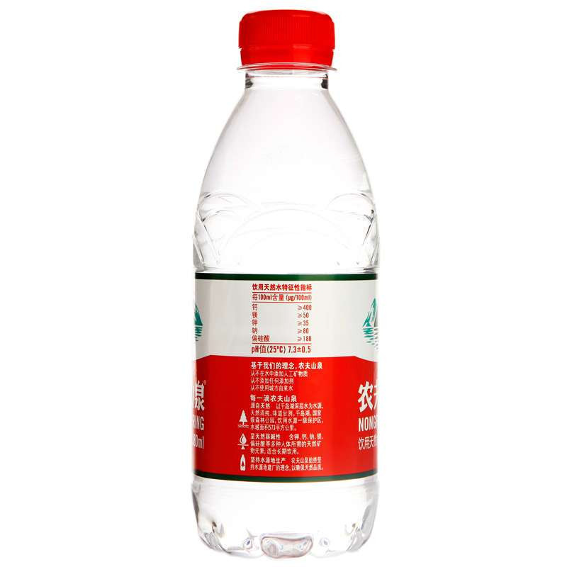 农夫山泉天然水380ml瓶装