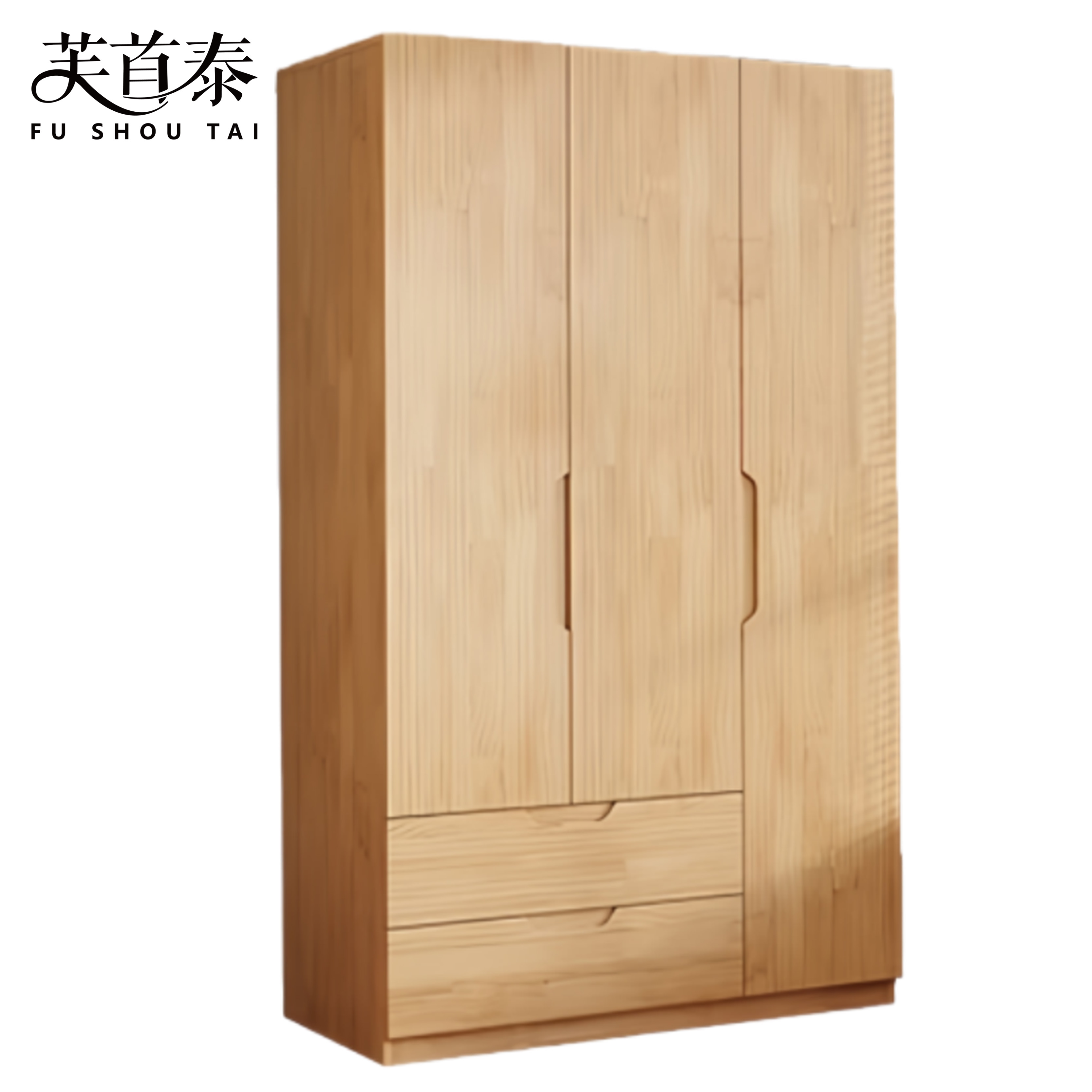 芙首泰衣柜双抽1000*600*2000mm个高清大图