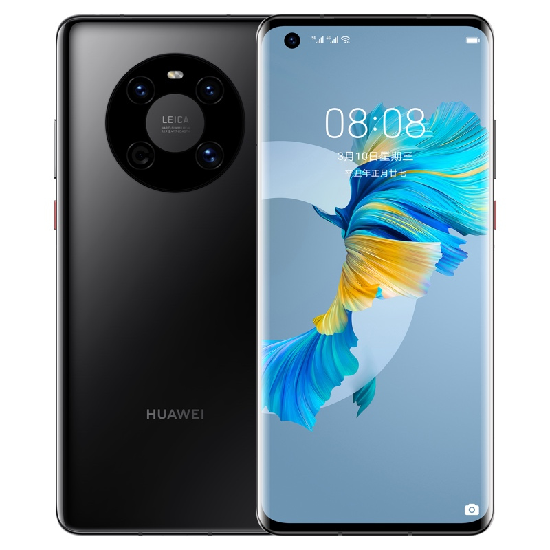 华为/HUAWEI Mate40E 5G 8GB+256GB 亮黑色 麒麟990E 5G SoC芯片 超感知徕卡影像 40W华为超级快充 移动联通电信5G全网通手机