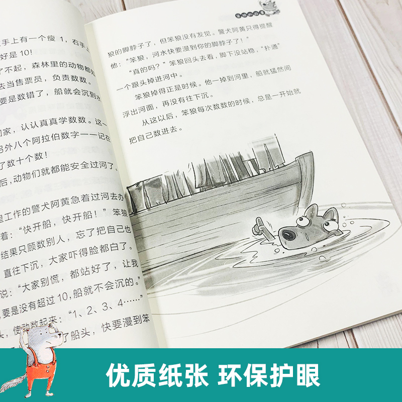 宝葫芦的秘密 [正版] 笨狼的故事 汤素兰著 非注音版中国幽默儿童文学图书7-12岁三四五六年级小学生课外阅读书籍成长励高清大图