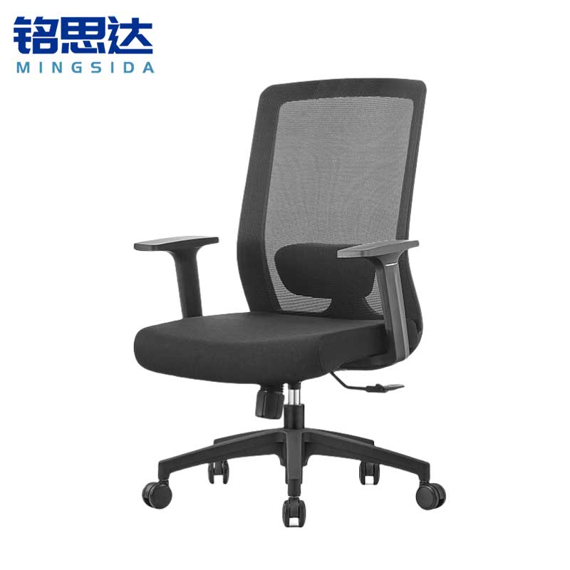 铭思达办公椅中背款把高清大图