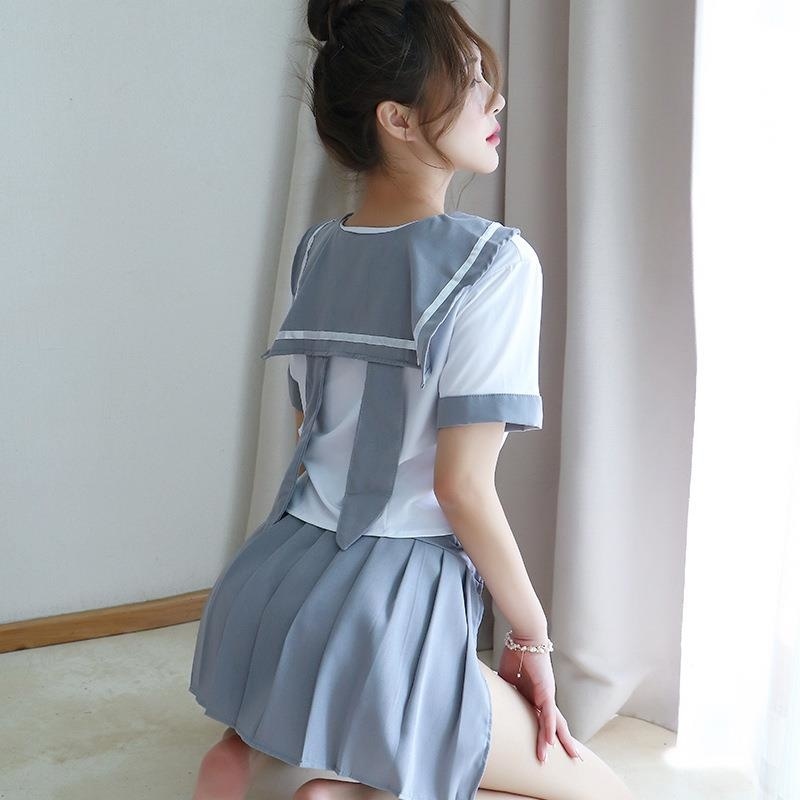 长夜漫漫性感情趣内衣制服诱感女装JK校园水手代发1298aX高清大图