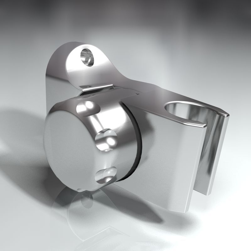 白色款 耐用花洒座支架可旋转调节手持喷头支架可锁紧不掉花洒喷头坐