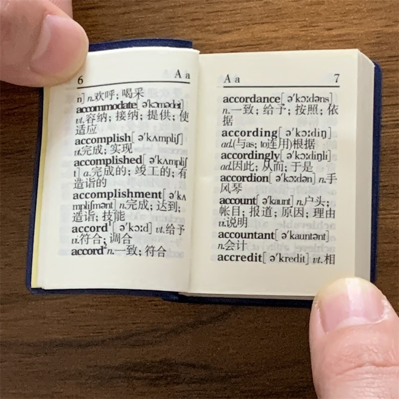 英汉小词典 [正版]英汉小词典字典 小小口袋丛书 微型国学 吉林文史出版萌礼物迷你 共602页 张立杰 主编 迷你经典国高清大图