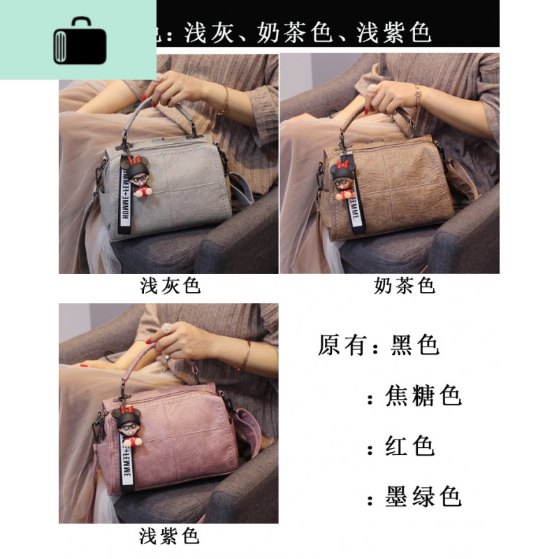 单肩包女包2020新款多功能手提包女韩版休闲简约时尚百搭斜挎双肩NEW LAKE女斜挎包