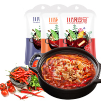 川锅壹号 火锅底料蘸料 麻辣牛油+麻辣清油+VC番茄 3袋500g 汤料调料 川锅一号