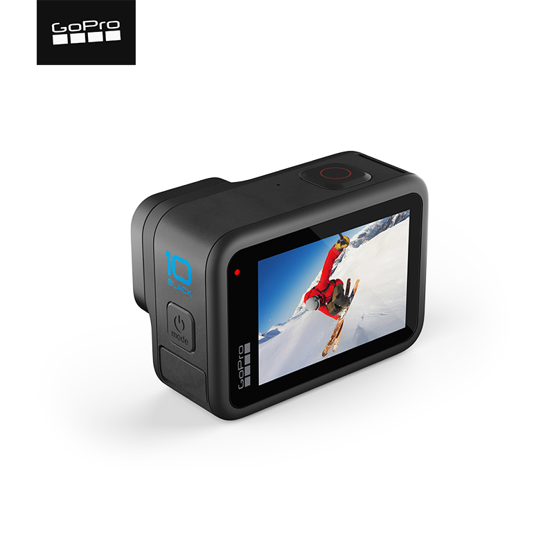GoPro HERO10 Black 运动相机 户外摩托骑行 潜水防水防抖相机 Vlog数码运动摄像机 旅拍照相机