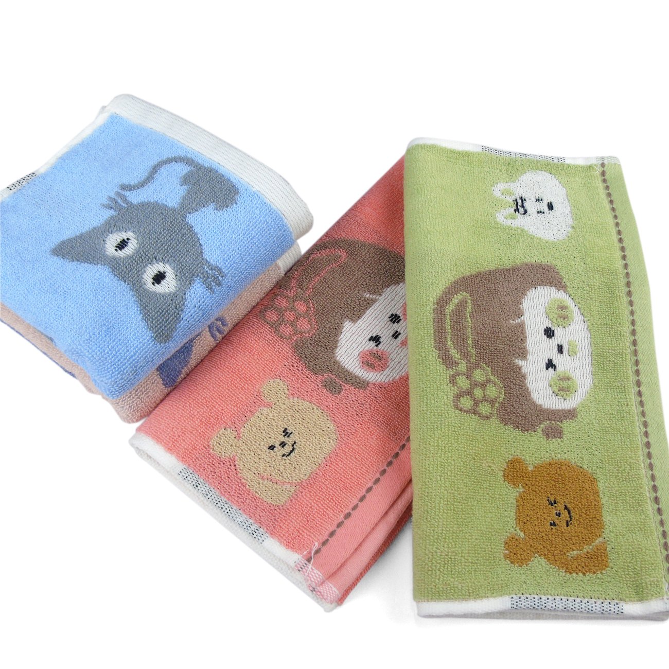 莺歌 卡通多色小毛巾50*25(±2)cm 条高清大图