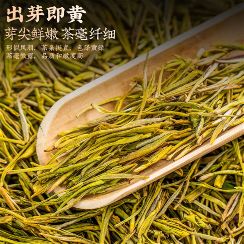 正宗明前白茶黄金芽茶叶当季新茶自己喝过年过节送礼好物高清大图