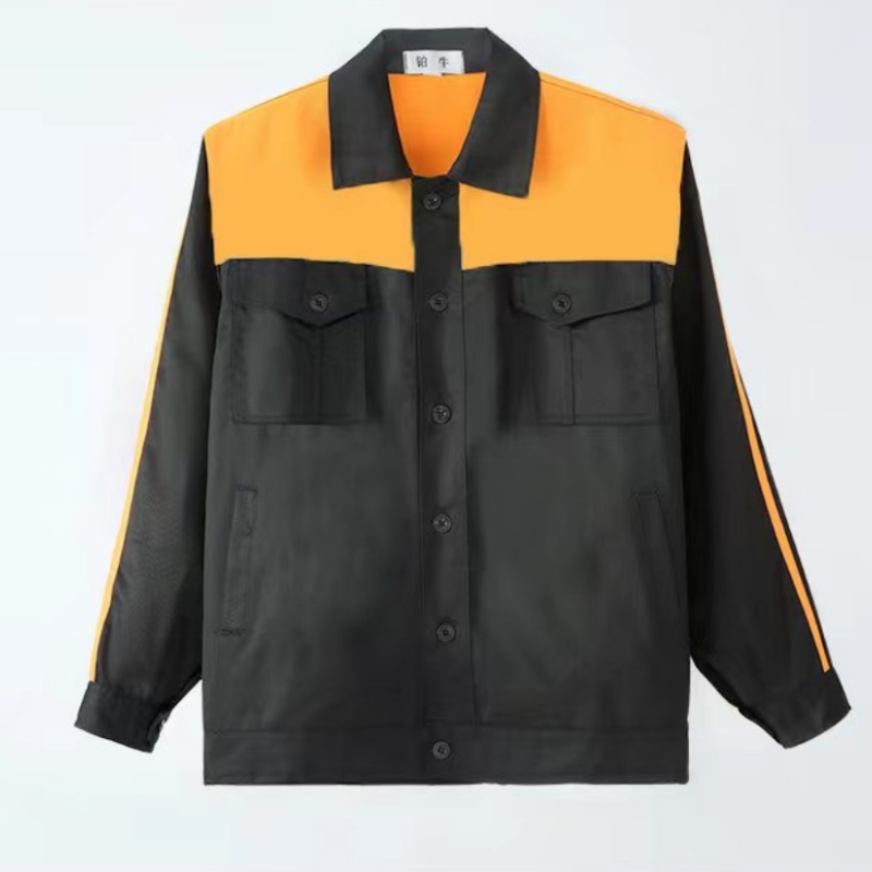 铂牛 上黄下蓝工作服 S-XXXL 套高清大图