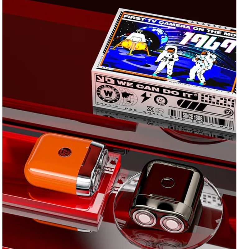 西屋(Westinghouse) 男士电动剃须刀便携 R202[手帕纸大小*熔岩橙](单位:个)高清大图
