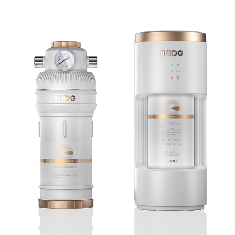 易开得高端600G大通量净水器MQ7白色渗透过滤饮水机水龙头过滤净水机前置组合