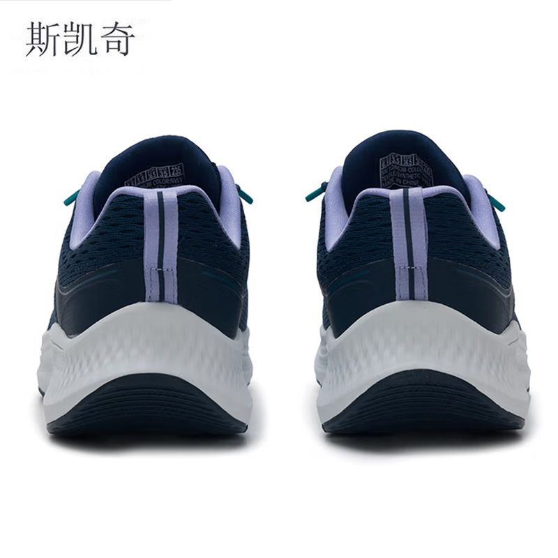 斯凯奇 女轻便休闲跑步鞋 128638/NVLV-6.5 双高清大图
