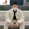 YANXUcleanfit白色牛仔外套男美式工装夹克痞帅阳光干净穿搭棒球服