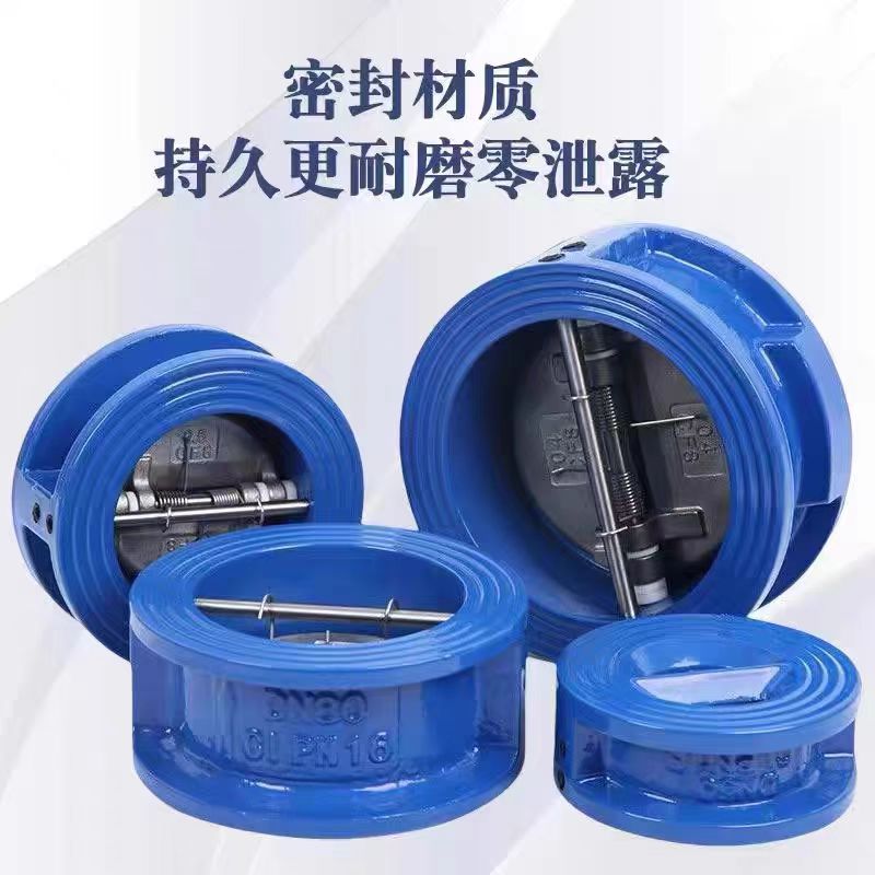 中锦科技 对夹蝶形止回阀 DH77-16Q DN65 台高清大图