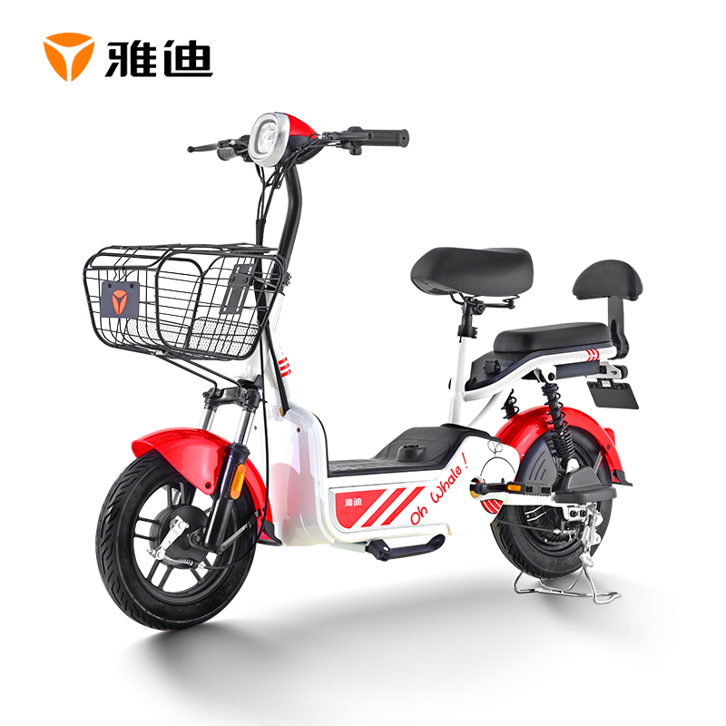 雅迪yadea电动新国标尚凯小王子plus电池可提48v电动车踏板电瓶车代步