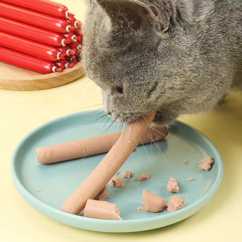 宠弗猫咪零食猫专用火腿肠宠物香肠肉肠成猫幼猫增肥低盐奖励猫粮猫