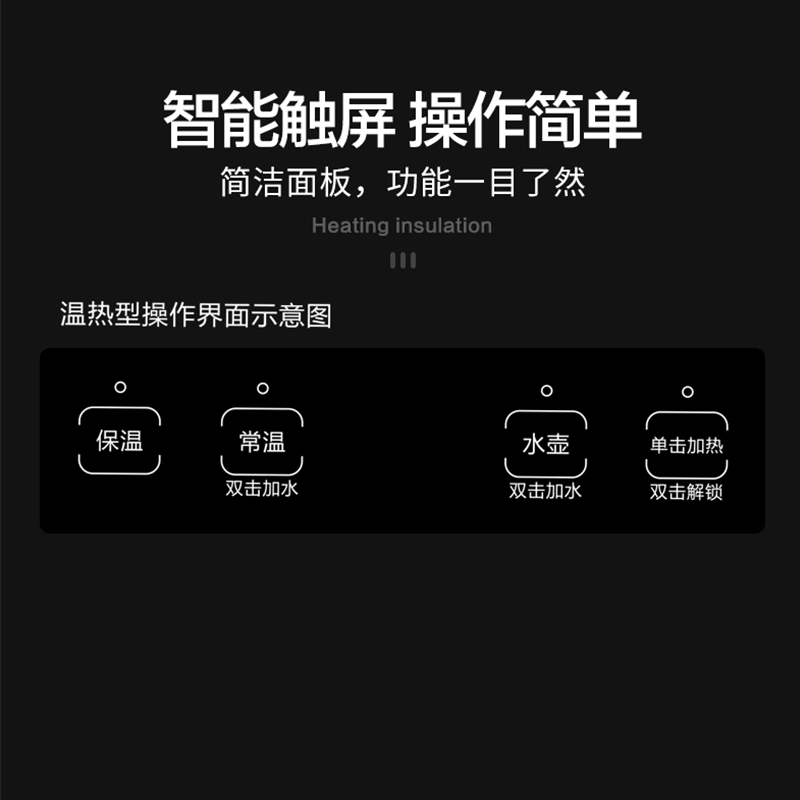 美菱(MeLng)YT915 饮水机 家用遥控温热茶吧机 多功能立式饮水机双出水口 下置式水桶 深蓝色