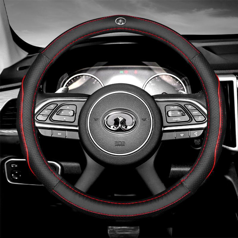 长城方向盘套风骏5风骏7风骏6m4c30炮c50m2精灵c20r真皮四季把套激情
