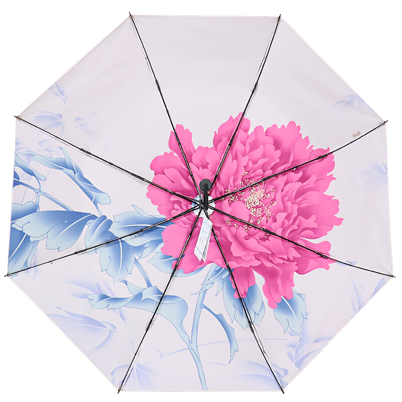 天堂伞太阳伞中国风防晒防紫外线遮阳伞女晴雨两用印logo定制广告伞