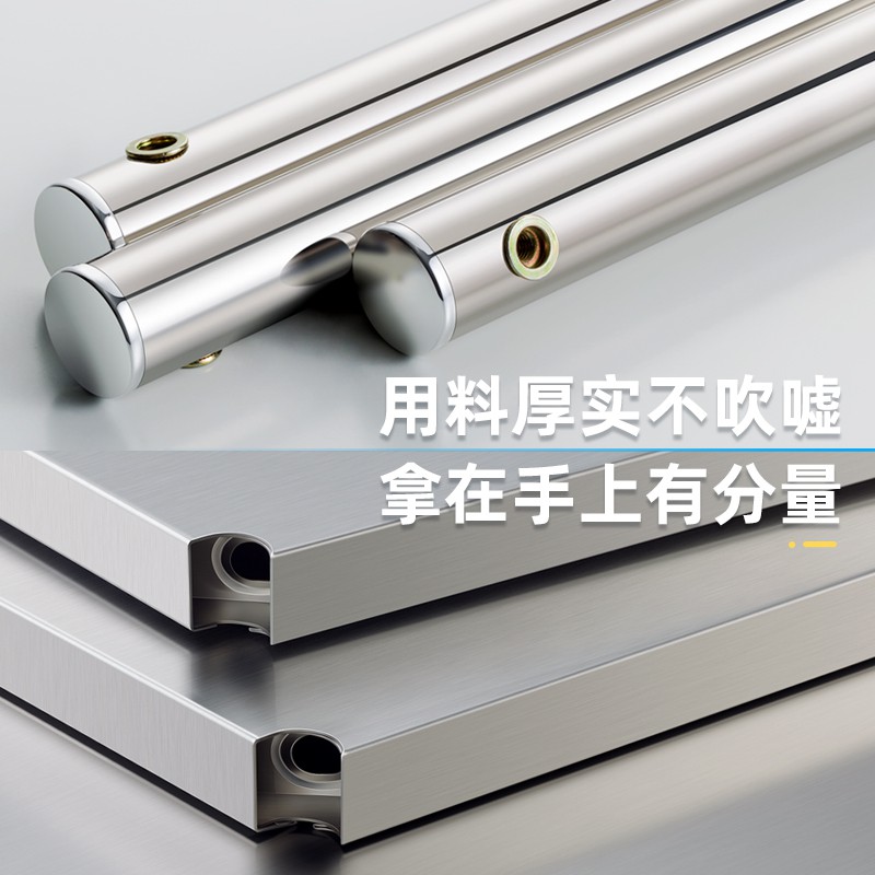 不锈钢厨房置物架落地多层收纳架家用微波炉架子放锅烤箱储物架柜收纳层架 三维工匠高清大图