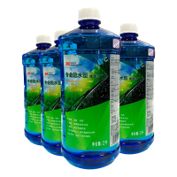 3M PN7018汽车用品专业疏水型玻璃水雨刷水0℃ 2L 4瓶装挡风玻璃清洁液清 除鸟粪虫胶