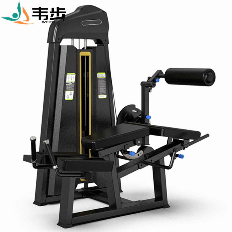 韦步EM1087商用卧式腿部后勾弯曲坐式大腿伸展屈伸腿力量器械高清大图