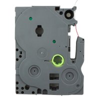 艾洁 标签带36mm白底红字PL-262 适用兄弟PT-1010;1100CH;1280;TZe-262标签机色带